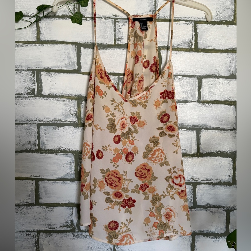 Floral Forever 21 flowy tank